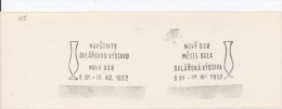 J0709 - Czechoslovakia (1948-75) Control Imprint Stamp Machine (RR!): Glass Exhibition Novy Bor 1962 - Proofs & Reprints