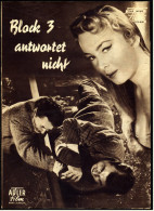 Das Neue Film-Programm Von Ca. 1954  -  "Block 3 Antwortet Nicht"  -  Mit Dominique Wilms , Armand Mestral - Zeitschriften