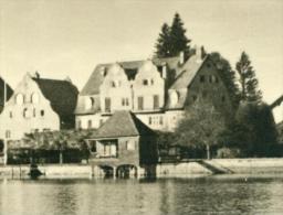 Wasserburg Am Bodensee Schwäne Wohnhäuser Kirche Sw - Wasserburg A. Bodensee