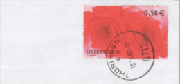 6712 Thüringen Rosen - Storia Postale