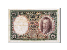 Billet, Espagne, 25 Pesetas, 1931, KM:81, TTB+ - 1-2-5-25 Pesetas