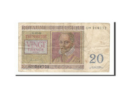 Billet, Belgique, 20 Francs, 1950, 1950-07-01, TB - 20 Francos