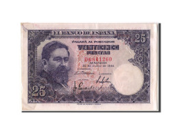 Billet, Espagne, 25 Pesetas, 1954, 1954-07-22, SUP+ - 25 Peseten