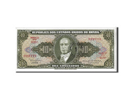 Billet, Brésil, 1 Centavo On 10 Cruzeiros, 1966, KM:183a, NEUF - Brazilië