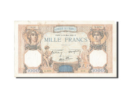 Billet, France, 1000 Francs, 1 000 F 1927-1940 ''Cérès Et Mercure'', 1938 - 1 000 F 1927-1940 ''Cérès Et Mercure''