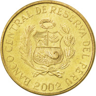 Monnaie, Pérou, Centimo, 2002, SPL, Laiton, KM:303.4 - Pérou