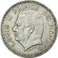 Monnaie, Monaco, Louis II, 5 Francs, 1945, TB+, Aluminium, KM:122, Gadoury:135 - 1922-1949 Louis II