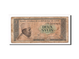 Billet, Guinea, 2 Sylis, 1981, B+ - Guinee