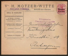Brief  / Envelope Met Afstempeling Van BOOM  (staat Zie Scan) ! Inzet Aan 15 € ! - Deutsche Armee