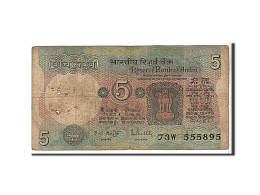 Billet, India, 5 Rupees, 1975, KM:80l, B - India