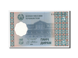 Billet, Tajikistan, 5 Diram, 1999, SPL+ - Tadzjikistan