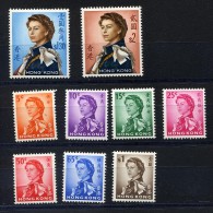 Hong Kong		Y&T Xx	Elisabeth II		194 à 205 Partiel - Unused Stamps