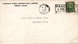 CANADA. N°142 De 1930-1 Sur Enveloppe Ayant Circulé. George V. - Brieven En Documenten