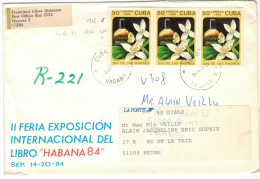 CUBA - 1991 - Registered - 3 X Dia De Las Madres + 3 Cobre (on The Rear) - II Feria Exposicion Internacional Del Libr... - Covers & Documents