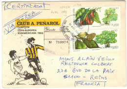 ARGENTINA - 1995 - Air Mail - Registered - Club A. Penarol Campeon Copa Europea Sudamericana 1982 - Seibo Jujeno De A... - Briefe U. Dokumente