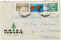 ARGENTINA - 1966 - 3 Stamps - Viaggiata Da Buenos Aires Per Aix-en-Provence, France - Briefe U. Dokumente