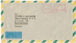 BRASILE - BRASIL - 1969 - Via Aerea - Par Avion - Air Mail - EMA, Red Cancel 750 Klingler S.A. - Viaggiata Da Sao Pau... - Frankeervignetten (Frama)