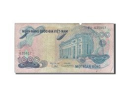 Billet, South Viet Nam, 1000 D<ox>ng, 1971, TB - Viêt-Nam