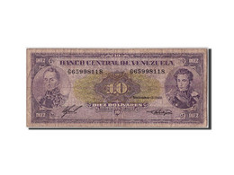 Billet, Venezuela, 10 Bolívares, 1988, 1988-11-03, B+ - Venezuela