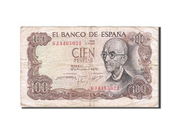 Billet, Espagne, 100 Pesetas, 1970, 1970-11-17, TB+ - 100 Pesetas