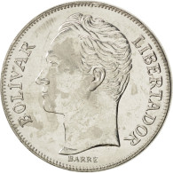 Monnaie, Venezuela, 5 Bolivares, 1990, SPL, Nickel Clad Steel, KM:53a.2 - Venezuela