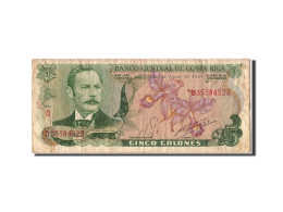 Billet, Costa Rica, 5 Colones, 1981, 1981-03-12, TB - Costa Rica