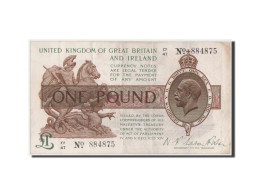 Billet, Grande-Bretagne, 1 Pound, 1922, TTB - 1 Pond