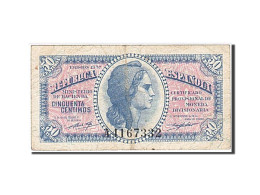 Billet, Espagne, 50 Centimos, 1937, TTB - Autres & Non Classés