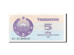 Billet, Uzbekistan, 5 Sum, 1992, SUP+ - Uzbekistan