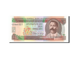 Billet, Barbados, 10 Dollars, 1995, NEUF - Barbades