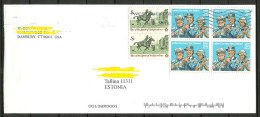 USA 2015 Brief Nach Estland Estonia - Briefe U. Dokumente