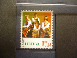 THEMA EUROPA LITOUWEN 580 Xx ( YVERT ) COTE : 2 EURO ( B ) - 1998