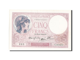 Billet, France, 5 Francs, 5 F 1917-1940 ''Violet'', 1939, 1939-09-28, SPL - 5 F 1917-1940 ''Violet''