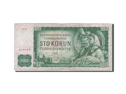 Billet, Tchécoslovaquie, 100 Korun, 1961, TB - Tchécoslovaquie