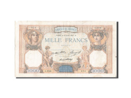 Billet, France, 1000 Francs, 1 000 F 1927-1940 ''Cérès Et Mercure'', 1937 - 1 000 F 1927-1940 ''Cérès Et Mercure''