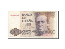 Billet, Espagne, 5000 Pesetas, 1979, 1979-10-23, TTB - [ 4] 1975-…: Juan Carlos I.