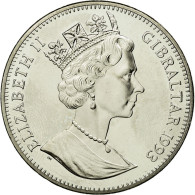 Monnaie, Gibraltar, Elizabeth II, 2.8 Ecus, 1993, SPL, Copper-nickel, KM:478 - Gibraltar