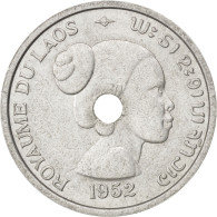 Monnaie, Lao, Sisavang Vong, 10 Cents, 1952, SUP, Aluminium, KM:E1, Lecompte:2 - Laos