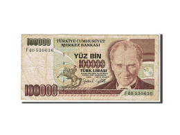 Billet, Turquie, 100,000 Lira, 1997, KM:206, TB - Turquie