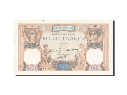 Billet, France, 1000 Francs, 1 000 F 1927-1940 ''Cérès Et Mercure'', 1938 - 1 000 F 1927-1940 ''Cérès Et Mercure''