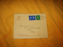 ENVELOPPE UNIQUEMENT DATE ?. / ELECTRIC TRANSMISSION LTD / LONDRES POUR GRENOBLE / CACHET + TIMBRES. - Zonder Classificatie