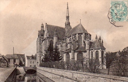 Cpa ( 28 )  Nogent  Le Roi -- Abside  De  L Eglise  Saint--sulpice - Nogent Le Roi