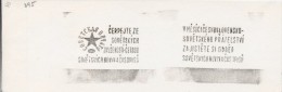 J0759 - Czechoslovakia (1948-75) Control Imprint Stamp Machine (RR!): Ensure A Supply Soviet Newspapers & Magazines (CZ) - Ensayos & Reimpresiones