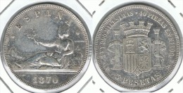 ESPAÑA I REPUBLICA  5 PESETAS 1870 PLATA SILVER. B - Sonstige & Ohne Zuordnung