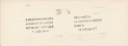 J0769 - Czechoslovakia (1948-75) Control Imprint Stamp Machine (RR!): Manifestations Of Labor And Socialist Competition - Probe- Und Nachdrucke