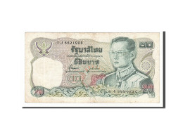 Billet, Thaïlande, 20 Baht, 1981, TB+ - Tailandia