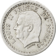 Monnaie, Monaco, Louis II, Franc, 1943, TTB, Aluminium, KM:120, Gadoury:131 - 1922-1949 Louis II