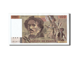 Billet, France, 100 Francs, 100 F 1978-1995 ''Delacroix'', 1993, TTB+ - 100 F 1978-1995 ''Delacroix''