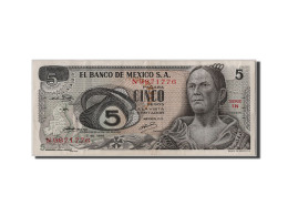 Billet, Mexique, 5 Pesos, 1969, 1969-12-03, SUP - México