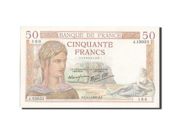 Billet, France, 50 Francs, 50 F 1934-1940 ''Cérès'', 1940, 1940-04-04, SUP - 50 F 1934-1940 ''Cérès''